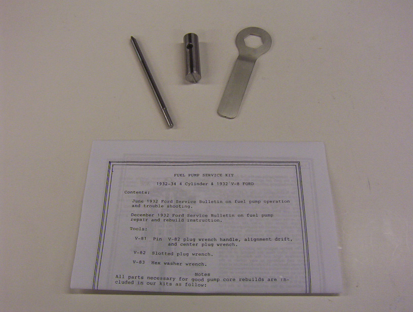 1932 FORD TRUCK BB 4 CYLINDER NEW FUEL PUMP REPAIR KIT FOR MODERN FUELS 856253